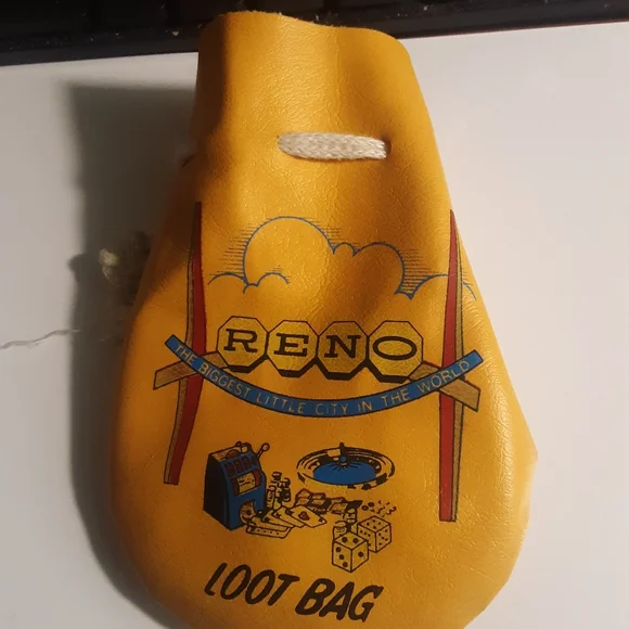 Vintage Reno coin pouch leather - Picture 1 of 2